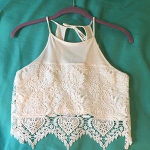 Crochet crop top